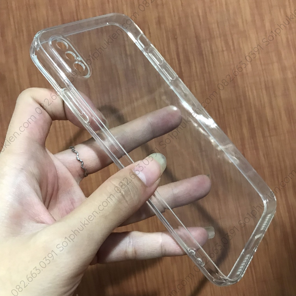 Ốp lưng Iphone XR / X / Xs / Xs max dẻo trong cao cấp, có bảo vệ cam bảo vệ máy bền đẹp