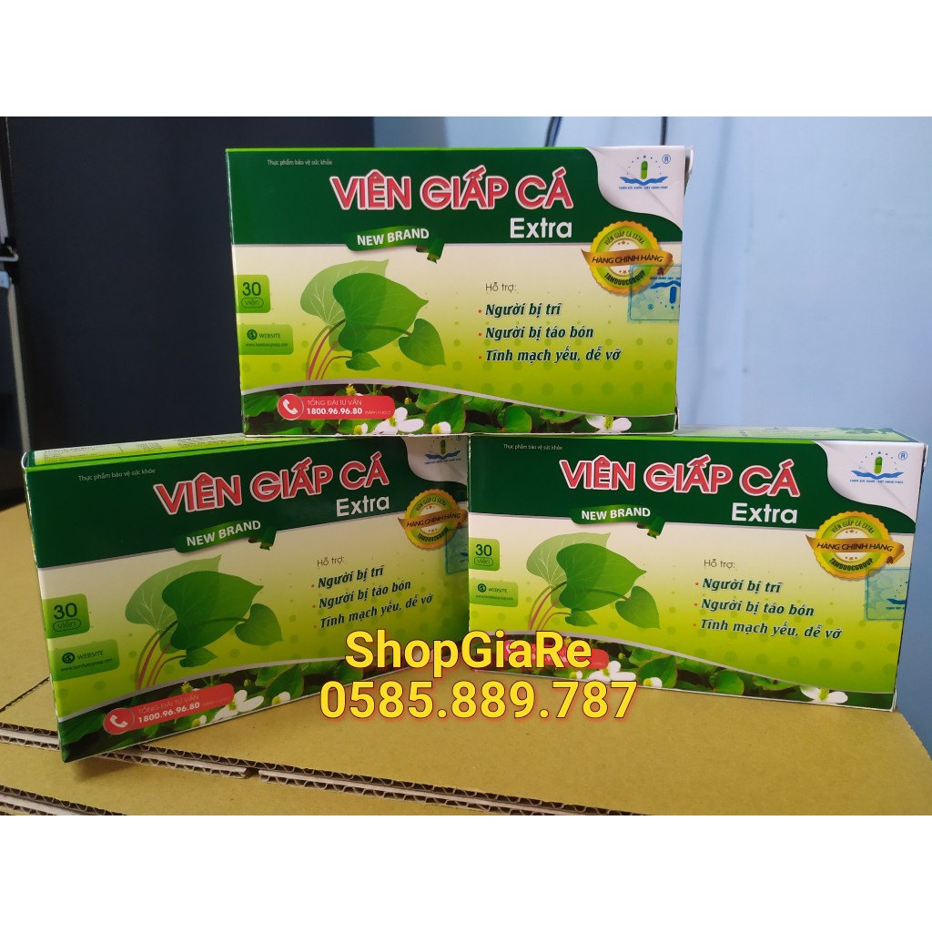 Viên Giấp Cá extra