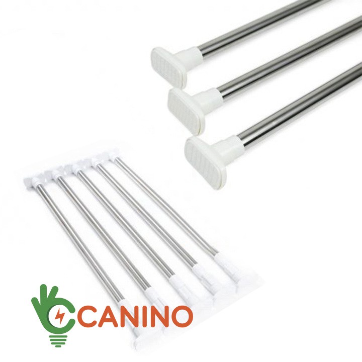 Thanh Treo Rèm Cửa / Tắm INOX đa năng cao cấp - Không Cần Khoan Tường ( Nhiều Kích Thước )[ GIÁ TỐT]