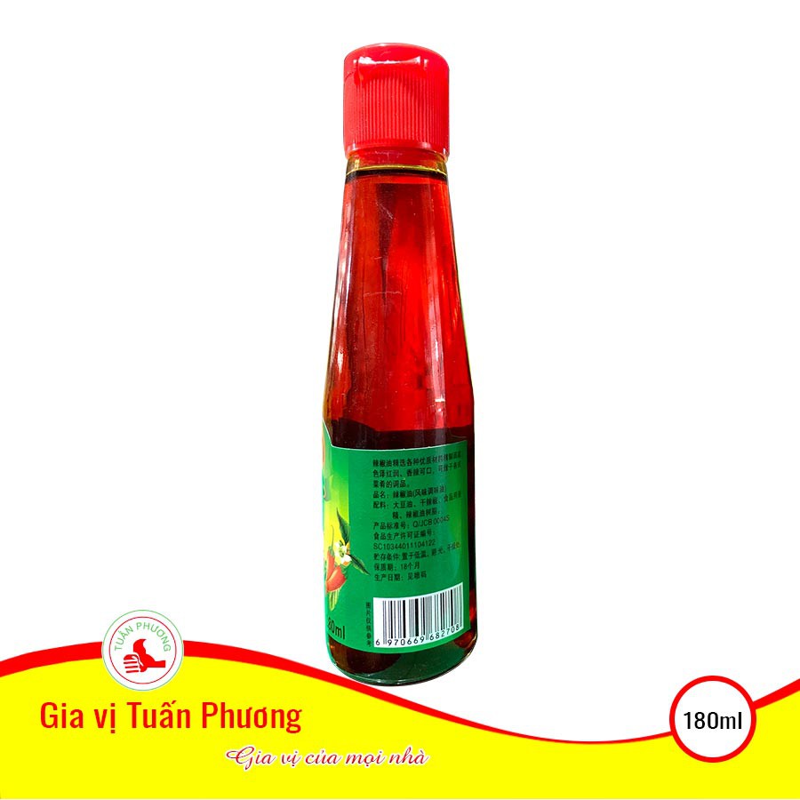 Dầu Ớt Trung Quốc - 180 ml ( Chai )