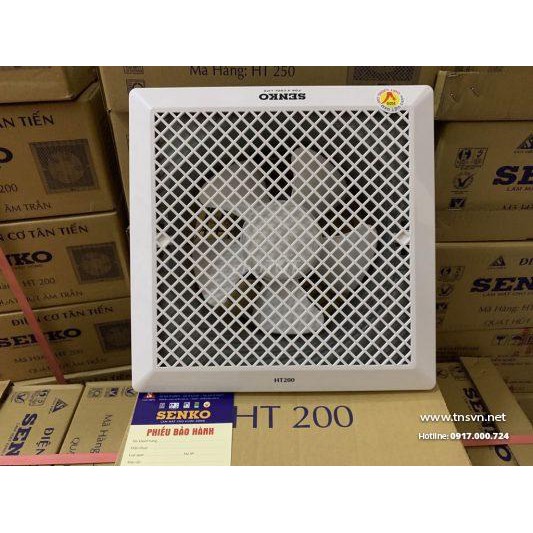 Quạt Hút Thông Gió Âm Trần Senko HT200 (35W) - Hàng Chính Hãng