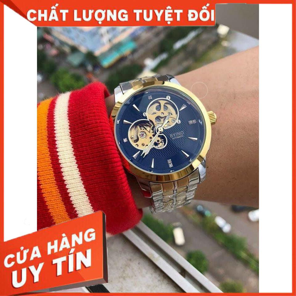 đồng hồ BYINO nam cơ lộ máy chính hãng cao cấp (tặng kèm hộp)