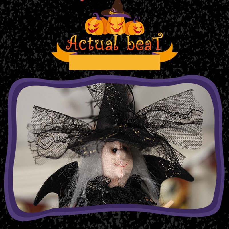 Búp Bê Phù Thủy Trang Trí Halloween Sáng Tạo