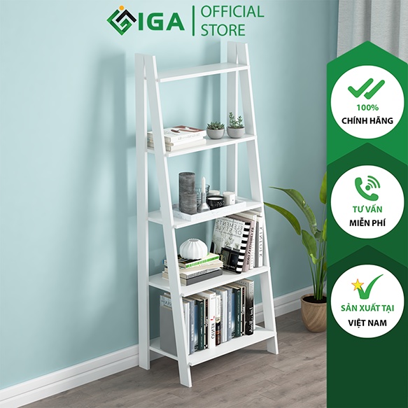 Kệ Sách Đa Năng IGA White Athena 5F Phong Cách Hiện Đại - GP114.01