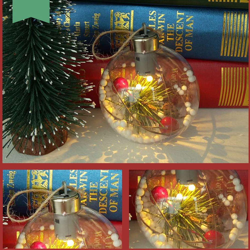 Bóng Nhựa Trong Suốt Treo Trang Trí Giáng Sinh / Đám Cưới