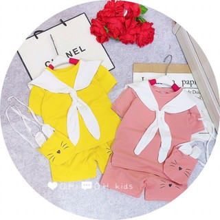 [ SET 4 CHI TIẾT ] SET BỘ NƠ CỔ KÈM TÚI THỎ