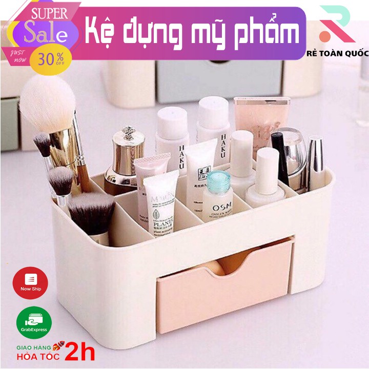 Kệ đựng mỹ phẩm kiểu mới siêu tiện dụng kệ đựng đồ trang điểm loại lớn