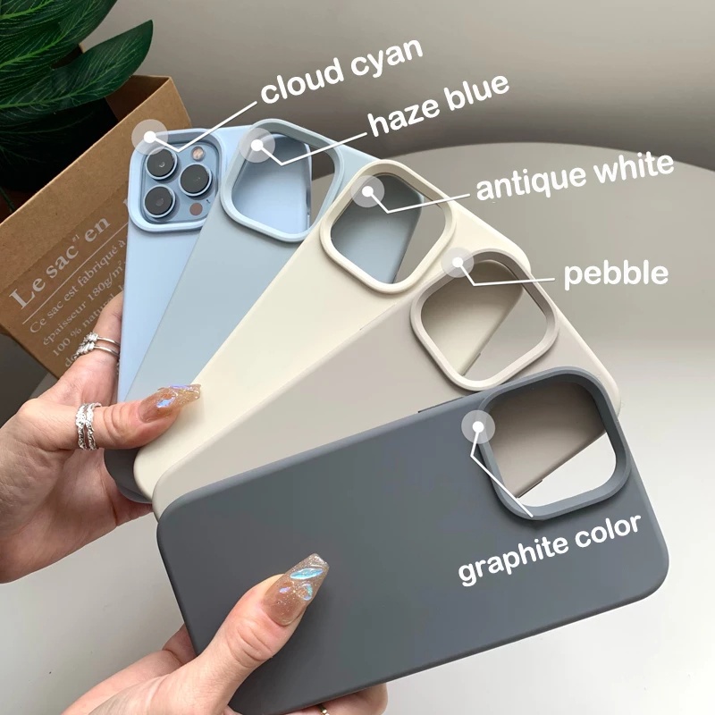Ốp Điện Thoại Silicon Dẻo Chống Sốc Chống Trượt Sang Trọng Cho iphone 14 13 Pro Max 12 Pro Max 11 Pro Max IX XS MAX XR