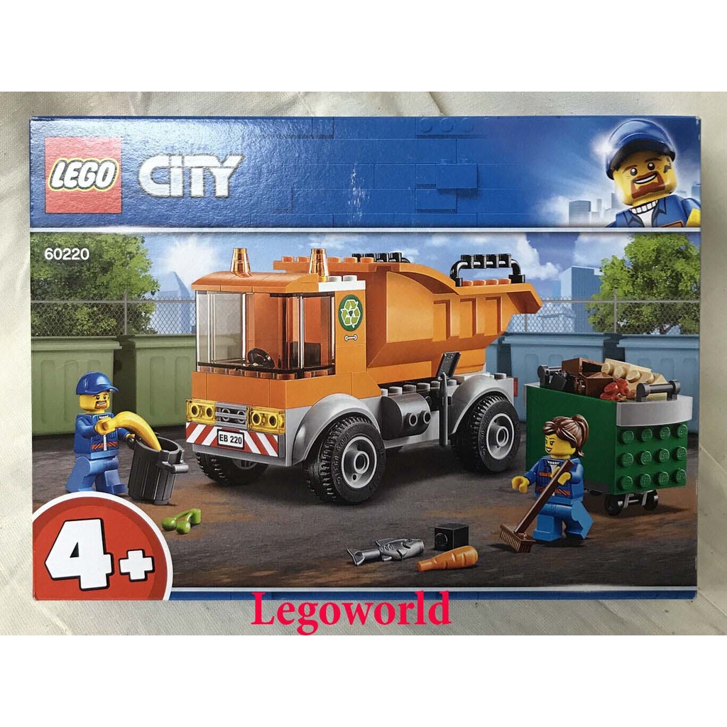 Lego city 60220 - Xe Tải Chở Rác