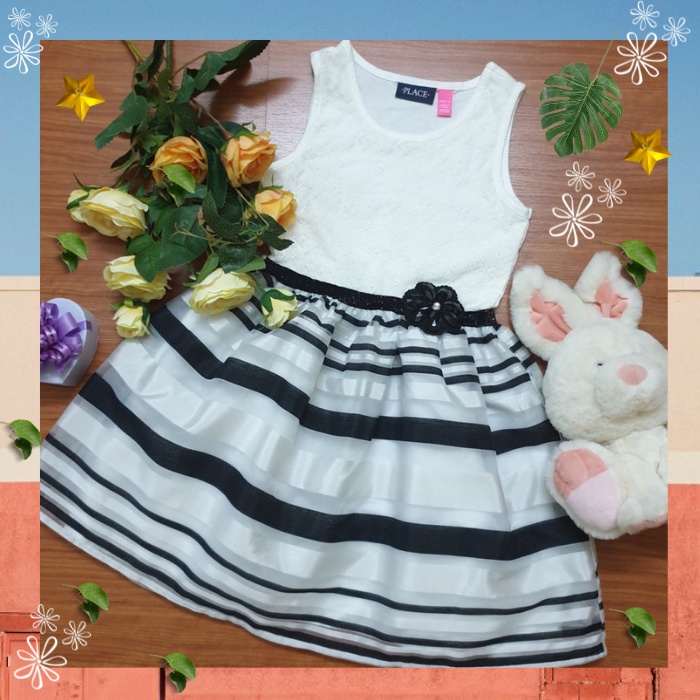[ Chính Hãng Place] Đầm Váy Công Chúa Bé Gái Xuất Dư Cực Đẹp Size Đại 23kg-38kg