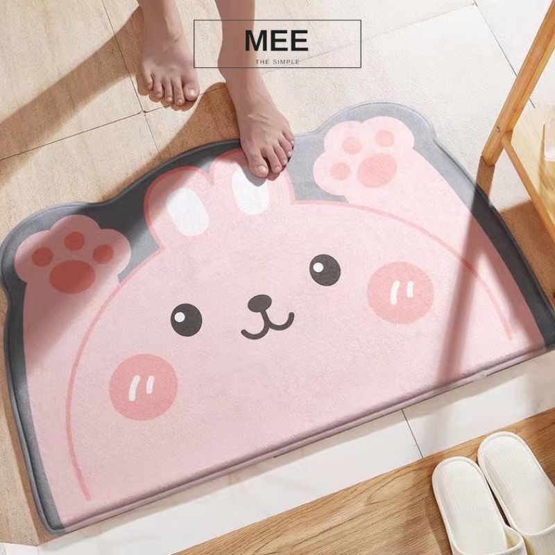Thảm lau chân chùi chân cao cấp hình ngộ nghĩnh Size 40x60cm