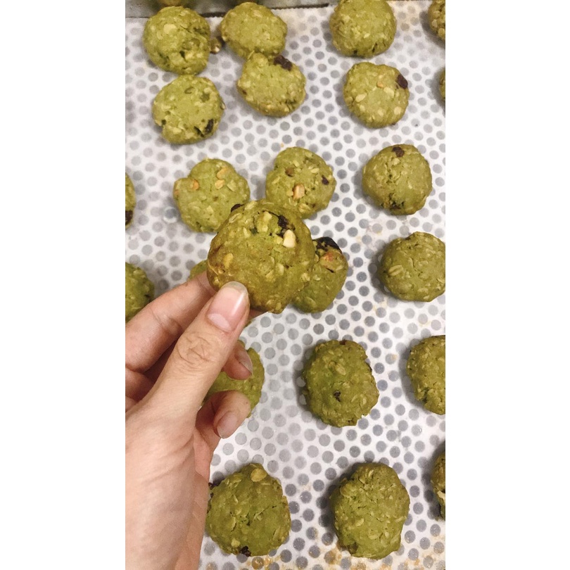 03 Chiếc Bánh Cookies YẾN MẠCH dinh dưỡng dành cho người Giản Cân ,Ăn Kiêng và Mẹ Bầu