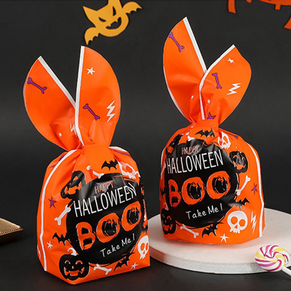 Bộ 50 Túi Rỗng Đựng Kẹo Dùng Cho Tiệc Halloween