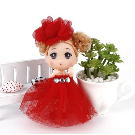 5 Búp bê đội nơ 12cm