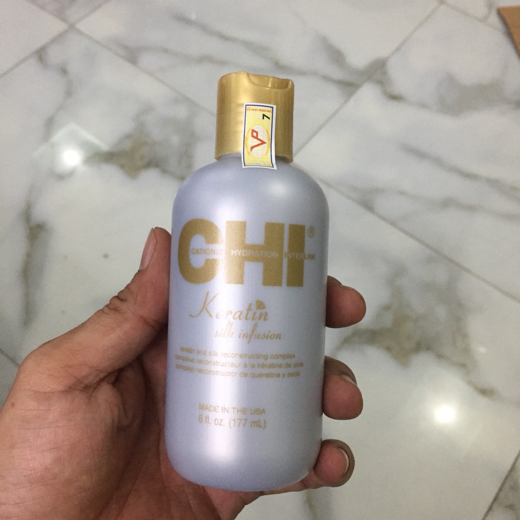 #chi_usa Tinh Dầu Dưỡng Tóc CHI Keratin Silk Infusion Mỹ (177ml) [Sale giá chuẩn]