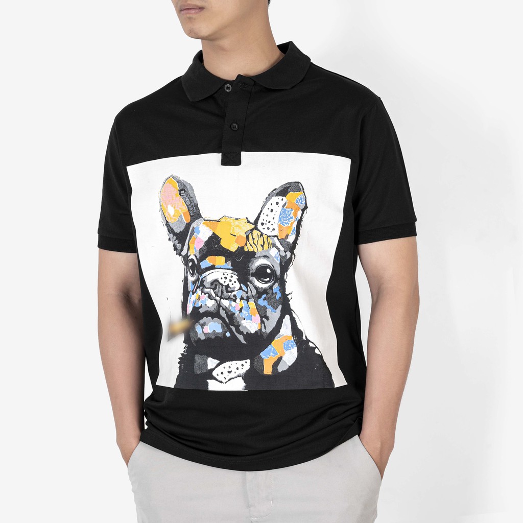 Áo thun Polo nam PUDO in hình CoolDog vải cá sấu Cotton xuất xịn,chuẩn form,trẻ trung- nặng động P16 - POLOMAN | BigBuy360 - bigbuy360.vn