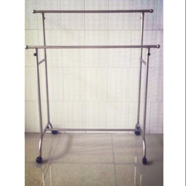 ♦┅♦Sào phơi đồ đôi trơn inox