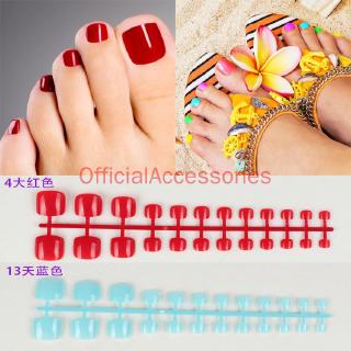 [24Pcs] 1-28 Macarons Colors DIY Fake Nails French Finger Nail ART False Nail