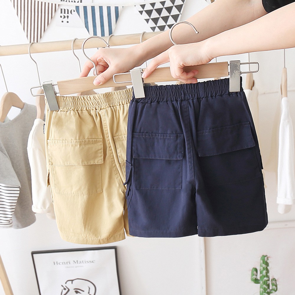 Quần short kaki trẻ em AMBB - Quần thô bé trai hàng Quảng Châu Kunkid