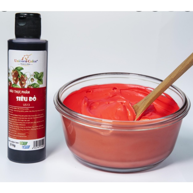 Màu Unicorn 210gr - Màu thực phẩm ăn được dùng để pha màu trang trí bánh kem,....