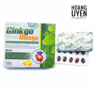 Viên uống bổ não Ginkgo omega - Hộp 100 viên