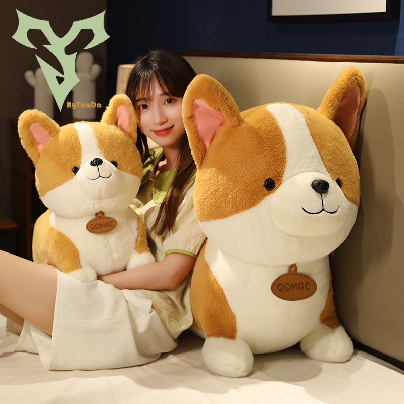 Đồ chơi nhồi bông Hình Chú Chó Corgi Dễ Thương Cho Bé