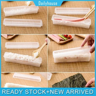 3 cái khuôn cắt kimbap sushi làm cơm hộp chất liệu nhựa ABS tiện dụng