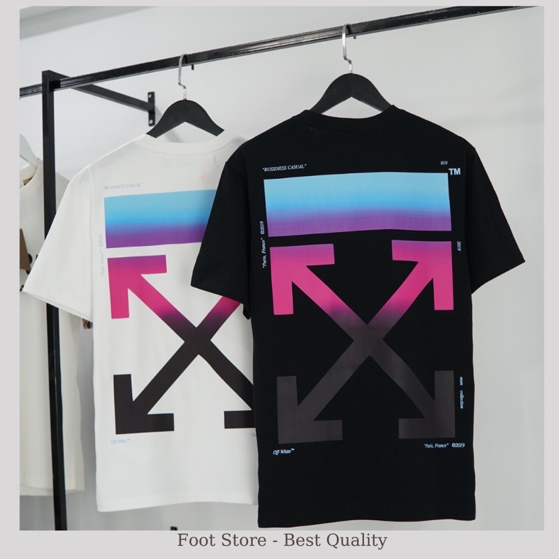 Áo thun Off White Gradient chuẩn siêu cấp mới nhất Áo thun Off White nam nữ cao cấp