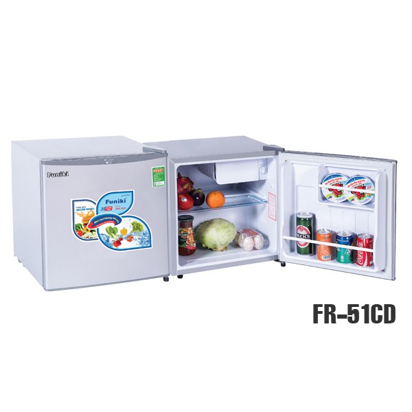 Tủ lạnh Mini FR-51CD 50 lít 1 cánh hãng Funiki sản xuất tại Việt Nam bảo hành 30 tháng