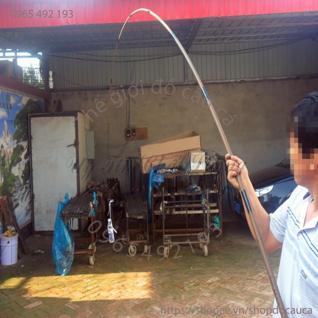 Cần câu tay biginer nâu 4m5 ( rẻ vô địch )