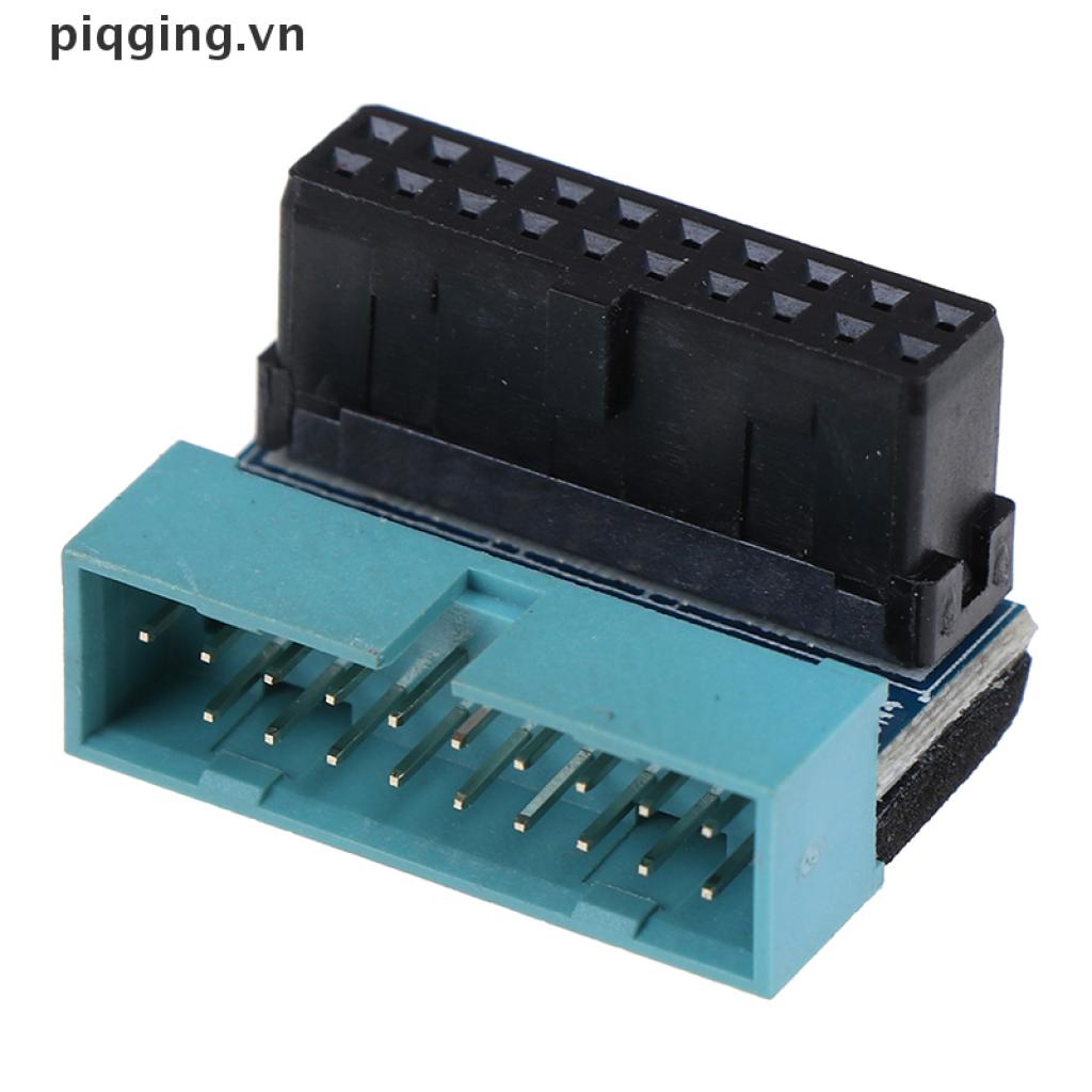1 Bộ Chuyển Đổi Mở Rộng Usb 3.0 Đầu Cắm Sang Ổ Cắm Cái 90 Độ 20pin | BigBuy360 - bigbuy360.vn