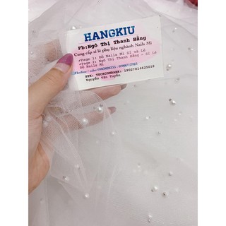 [HANGKIU] VẢI REN CHỤP MÓNG LOẠI CAO CẤP