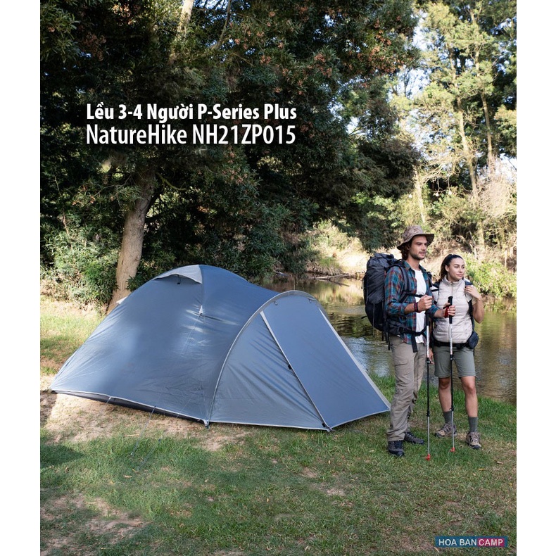 Lều 3-4 Người NatureHike P-Series Plus NH21ZP015