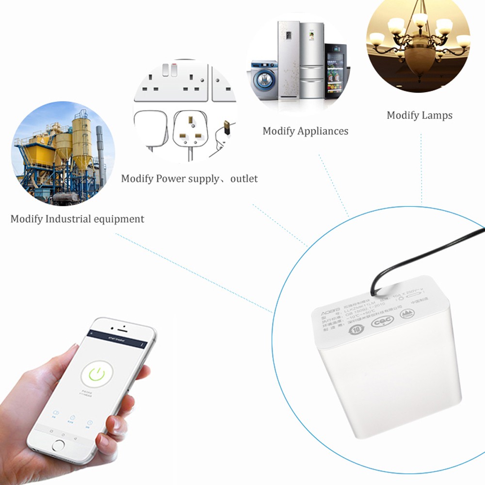 Xiaomi Youpin Bảng Mạch Điều Khiển  Aqara LLKZMK11LM 2 Kênh Không Dây Cho App  Và Home Kit