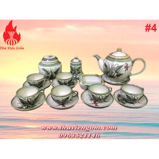 Ấm trà sứ chuẩn Bát Tràng ( Bán lẻ ấm )