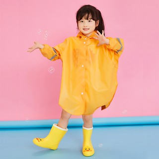 Áo mưa trong suốt in họa tiết dễ thương cho bé