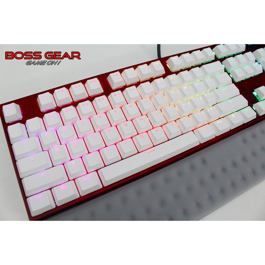 Bàn Phím Cơ Armscool HK107 RGB tặng kèm kê tay cao su( Blue SwitchLED RGB )