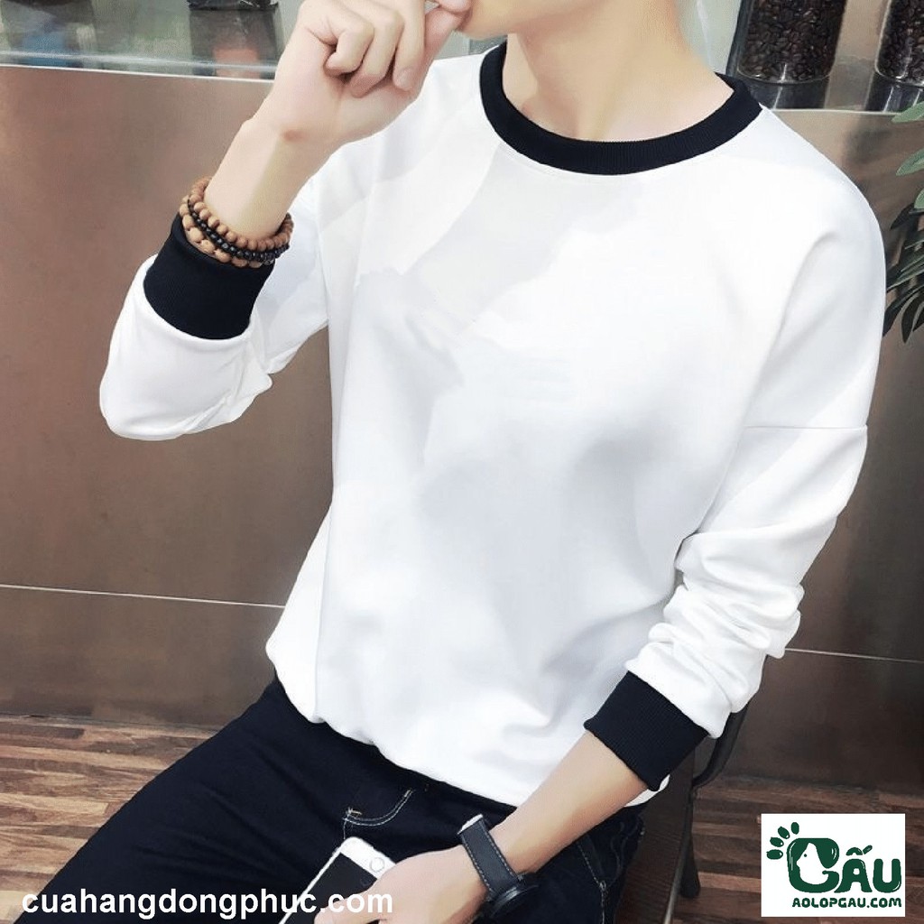 Áo sweater GẤU 194 vải thu đông co dãn, dày dặn mềm mịn form rộng phong cách Unisex - SW Morning | BigBuy360 - bigbuy360.vn