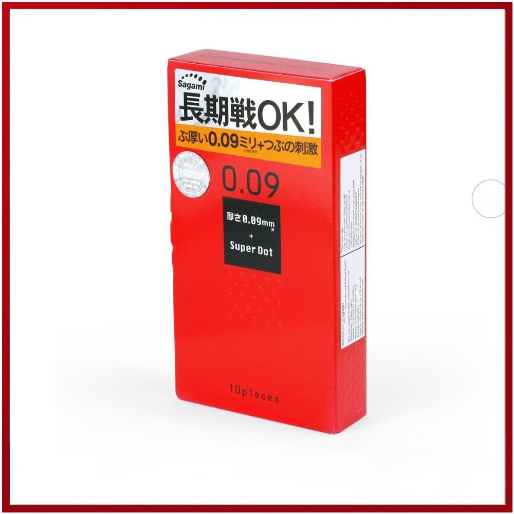 Bao cao su SAGAMI SUPER DOT 009 - Siêu Gân Bi Gai Tăng Khoái Cảm - Xuất Xứ Nhật Bản - [Hộp 10c]