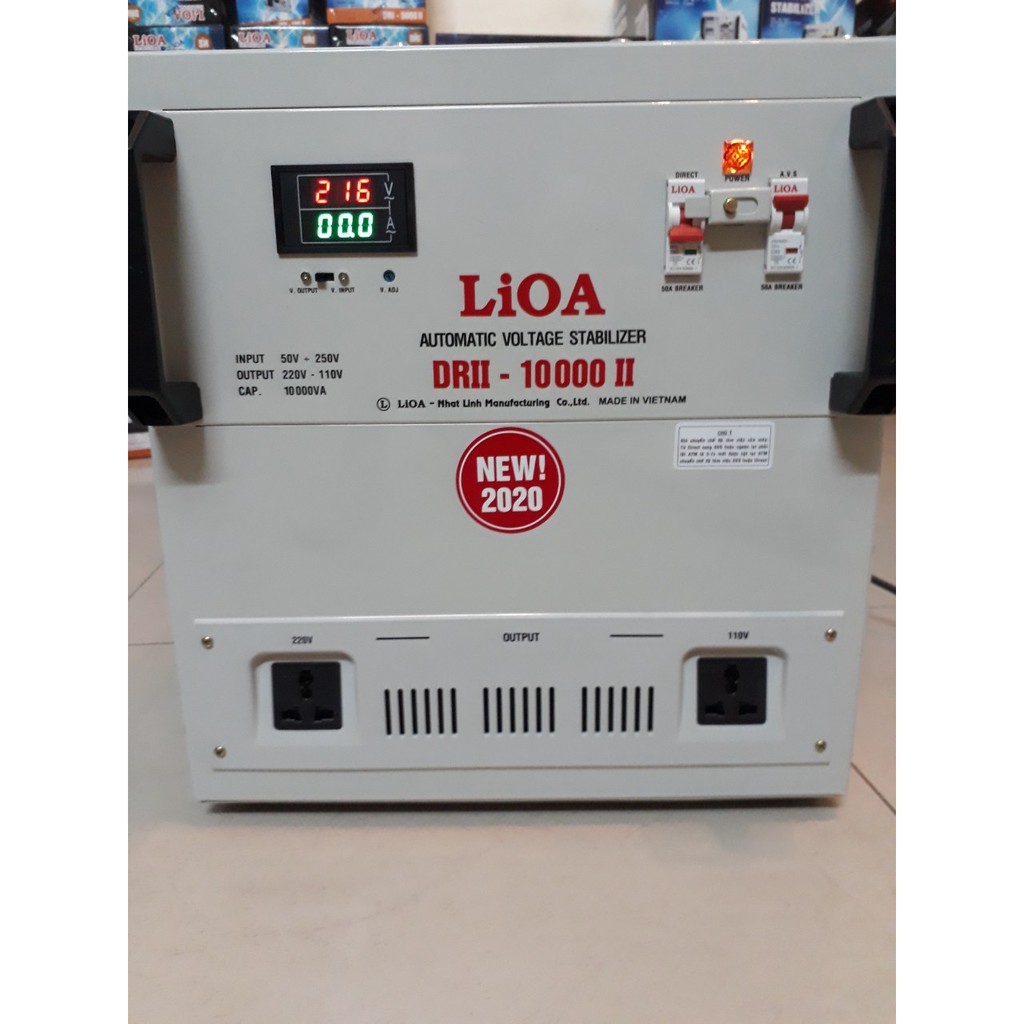 LIOA 10KW GIẢI 50-250V. NEW 2020. ĐỒNG HỒ ĐIỆN TỬ