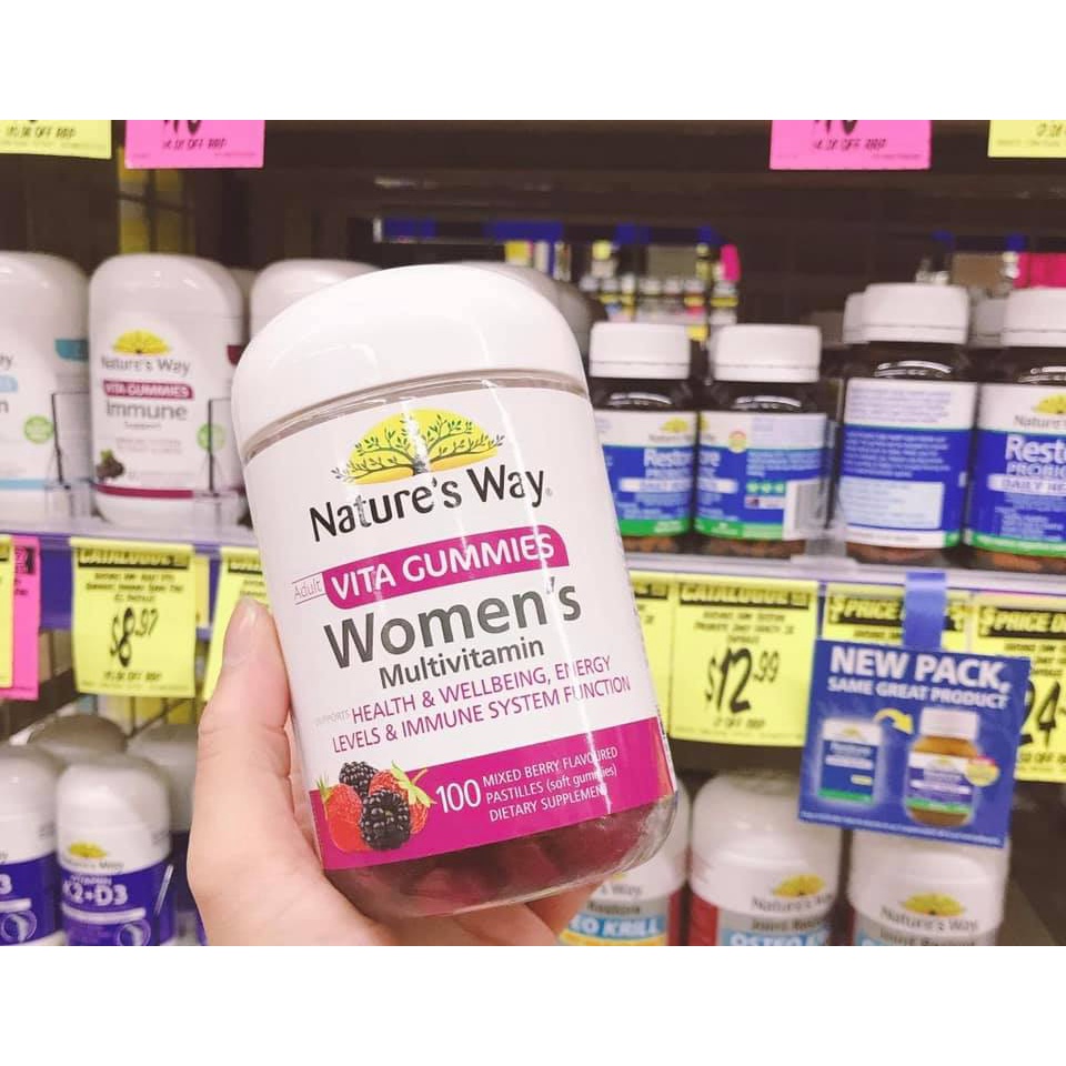 Kẹo dẻo Nature’s Way Vita Gummies Women’s Multivitamin 100 viên