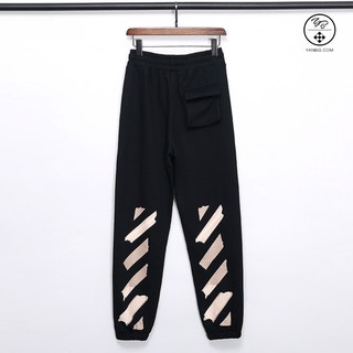 Quần bo nỉ off white 01