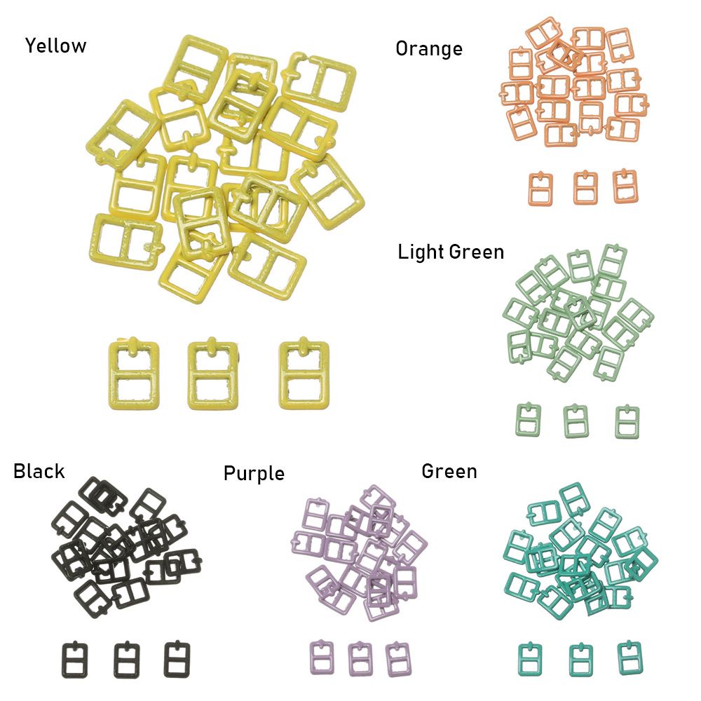 Set 20 / 40 nút khóa ba mặt 13 màu 2.5mm bền bỉ dùng làm đồ thủ công cao cấp