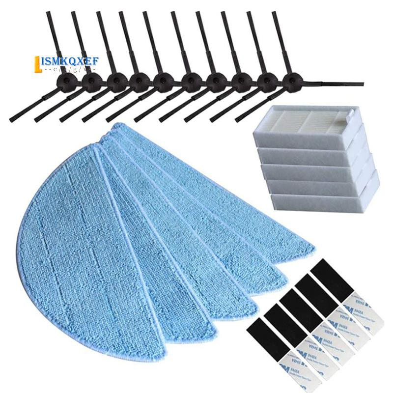 20Pcs Reliable Replacement Part for ILIFE V5S V3S V3 V5 Pro Robot Vacuum Cleaner, Side Brush + Filter + Mop Pad