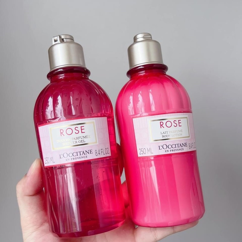 Set dưỡng da L'Occitane Body Rose collection Giới hạn mùa xuân năm 2021