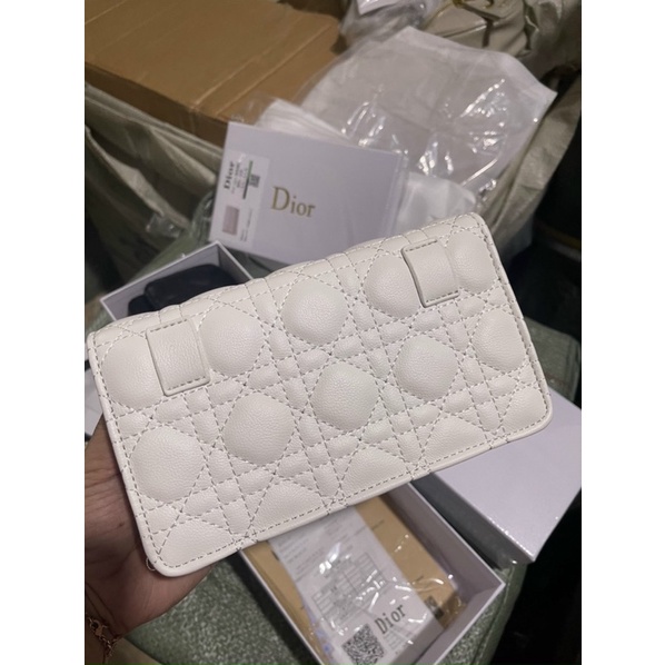 Túi đeo chéo CĐD vân ô trám chất da mềm siz 20 full hộp dây da pha xích
