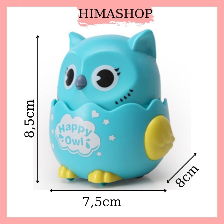 Đồ Chơi Cho Bé Chim Cú Mèo Chạy Cót HIMASHOP H001 Vui Nhộn Đáng Yêu