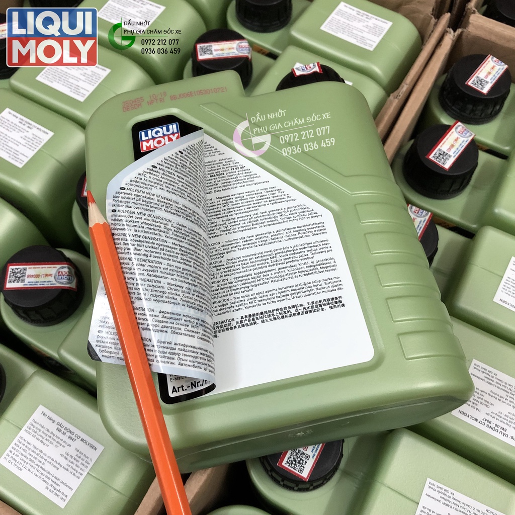 Dầu nhớt Liqui Moly Molygen 5W-30 giá rẻ chính hãng cho xe tay ga & ô tô