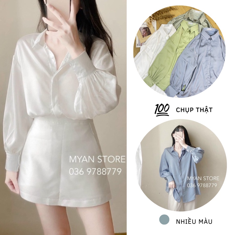 ÁO SƠ MI LỤA PHI CÔNG SỞ ĐI CHƠI OVERSIZE DỄ MẶC BEST