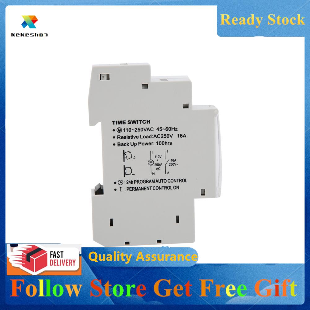 Kekeshop 24‑Hour Time Switch High Accuracy Automatic Timer with Indicator Light